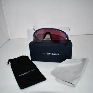 QLIFE Polarized Sports Sunglasses for Men Women, UV400 Protection in Purple NWT